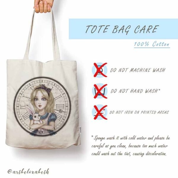 Alice in Wonderland Tote Bag